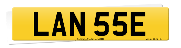 Registration number LAN 55E